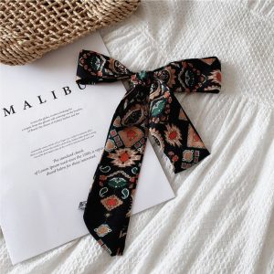Ceinture Foulard Noire - Aztèque