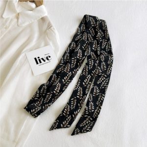 Ceinture Foulard Noire - Sésame
