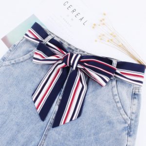 Ceinture Foulard Catherine Rayures Bleu Blanc Rouge