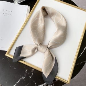 Foulard Pour Cheveux 70 Beige - Yzé