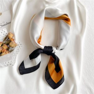 Foulard Pour Cheveux 70 Orange - Elsilda