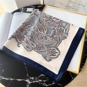 Foulard Pour Cheveux 70 Beige - Oralie