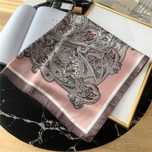 Foulard Pour Cheveux 70 Rose - Oralie