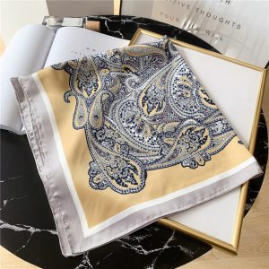 Foulard Pour Cheveux 70 Jaune - Oralie