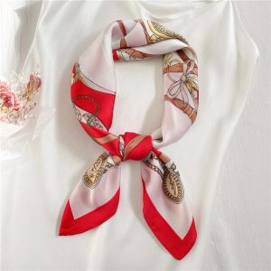 Foulard Pour Cheveux 70 Rouge - Xéline