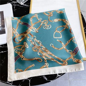 Foulard Pour Cheveux 70 Vert - Graziella