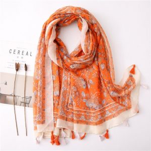 Foulard Pour Femme 180 Orange - Margit