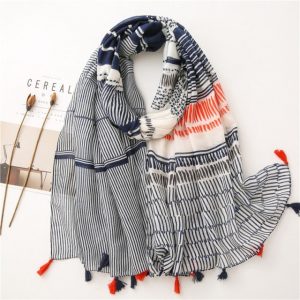 Foulard Pour Femme 180 Bleu - Gull
