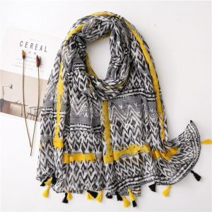 Foulard Pour Femme 180 Jaune - Ingegerd