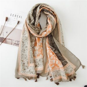 Foulard Pour Femme 180 Beige - Lena