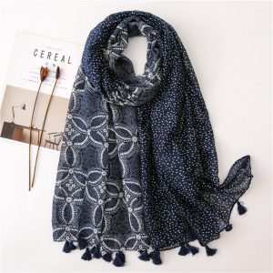 Foulard Pour Femme 180 Bleu - Berit
