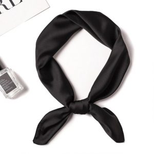 Foulard Pour Cheveux 50 Noir - Uni