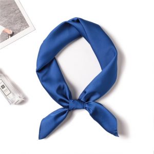 Foulard Pour Cheveux 50 Bleu Roi - Uni