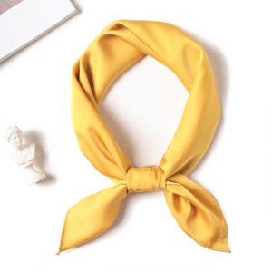 Foulard Pour Cheveux 50 Jaune - Uni