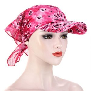 Casquette Foulard Chimio Rose Bohème