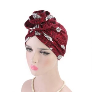 Foulard Turban Chimio Rouge - Exontine