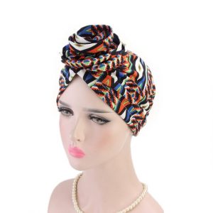 Foulard Turban Chimio Orange - Exianne