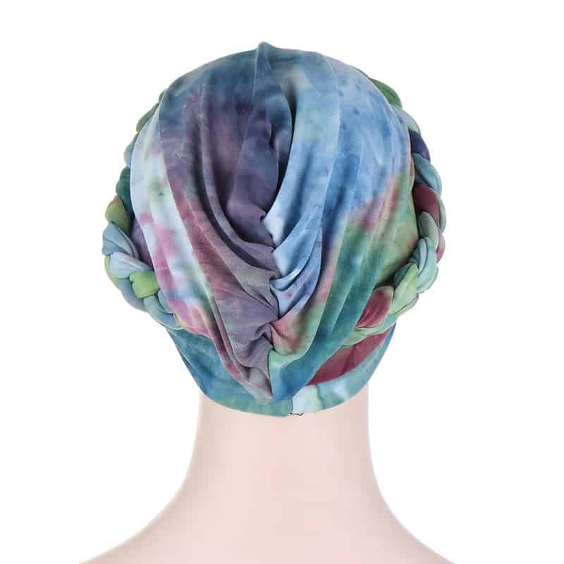 Foulard Turban Chimio Vert - Norianne – Image 2