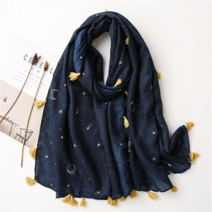 Foulard Pour Femme 180 Bleu - Carita