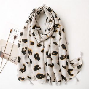 Foulard Pour Femme 180 Blanc - Jaana