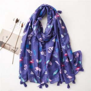 Foulard Pour Femme 180 Violet - Oona