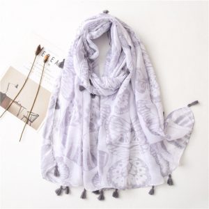 Foulard Pour Femme 180 Violet - Eerika