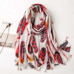 Foulard Pour Femme 180 Blanc - Suvi