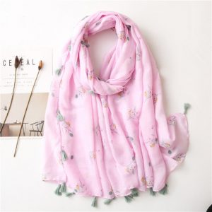 Foulard Pour Femme 180 Rose - Nea