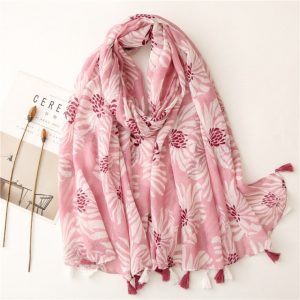Foulard Pour Femme 180 Rose - Anja