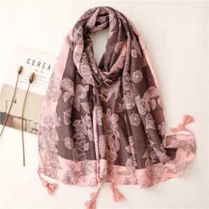 Foulard Pour Femme 180 Rose - Linnea