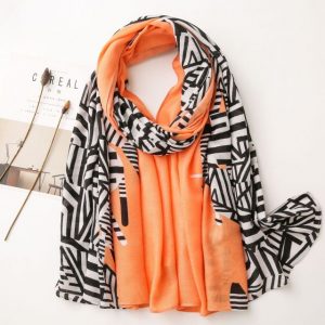 Foulard Pour Femme 180 Orange - Nanna