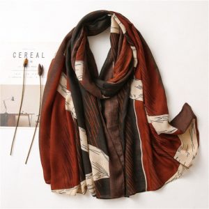 Foulard Pour Femme 180 Marron - Torborg