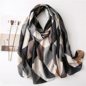 Foulard Pour Femme 180 Gris - Lisbet