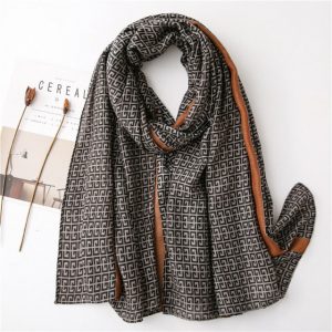 Foulard Pour Femme 180 Gris - Ragnfrid