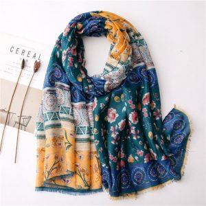 Foulard Pour Femme 180 Bleu - Ragna