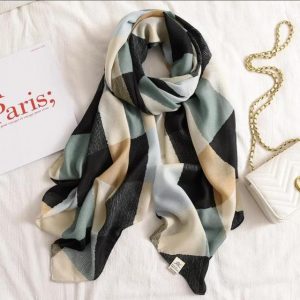 Foulard Pour Femme 180 Beige - Elin