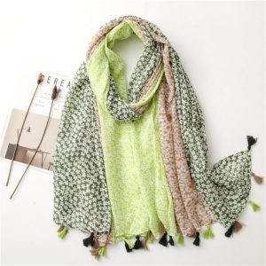 Foulard Pour Femme 180 Vert - Sofy Liberty