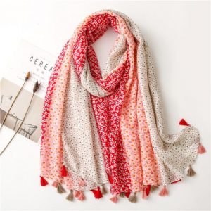 Foulard Pour Femme 180 Rouge - Sofy Liberty