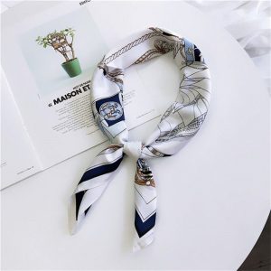 Foulard Pour Cheveux 70 - Navire De Glace