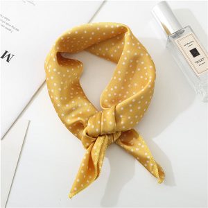 Foulard Pour Cheveux 50 Jaune - Champêtre