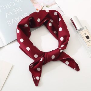 Foulard Pour Cheveux 50 - Rouge À Pois